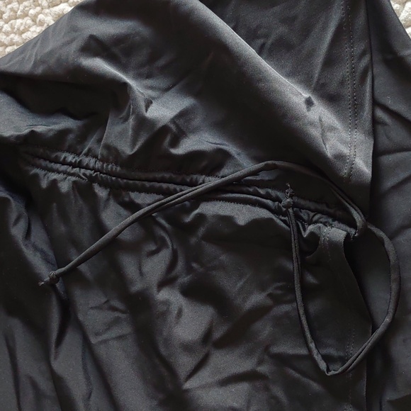 NWT Meet. Curve 4X Black Ruched One Piece Swimsuit - Picture 11 of 13